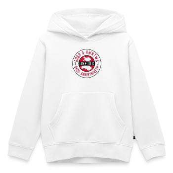 Gogs A Hwntws Unedig Dros Annibyniaeth - Kinder Premium Organic Hoodie - Weiß - Vorne - AI Model Kid Female (0cm)