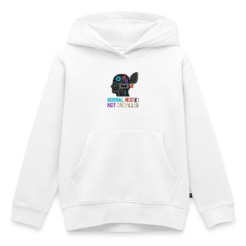 Normal Mode Not Installed – Geek Robot IT - Kids Premium Organic Hoodie - white - Front - AI Model Kid Female (0cm)