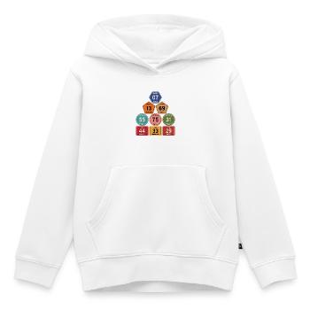 Vintage France Departments - Kids Premium Organic Hoodie - white - Front - AI Model Kid Female (0cm)