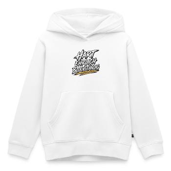 Hart Ehrlich Bodenständig Shirt - Kinder Premium Organic Hoodie - Weiß - Vorne - AI Model Kid Female (0cm)