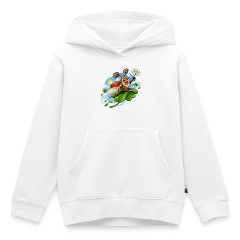 Lustiger Maikäfer - Kinder Premium Organic Hoodie - Weiß - Vorne - AI Model Kid Female (0cm)