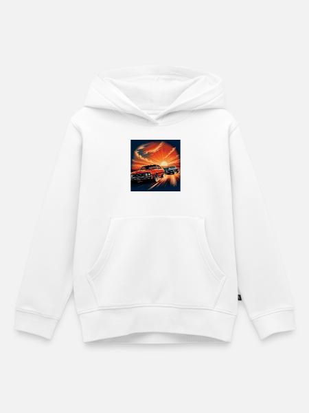 Western Classic Racing - Kinder Premium Organic Hoodie - Weiß