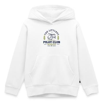Zukünftiger Baby-Hubschrauberpilot - Kinder Premium Organic Hoodie - Weiß - Vorne - AI Model Kid Female (0cm)