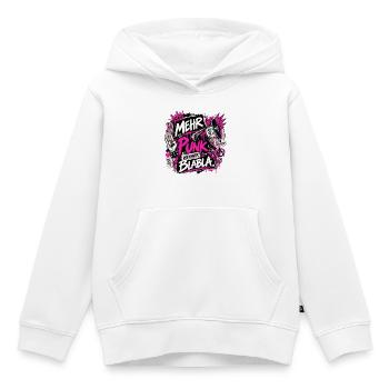 Mehr Punk Weniger Blabla - Kinder Premium Organic Hoodie - Weiß - Vorne - AI Model Kid Female (0cm)