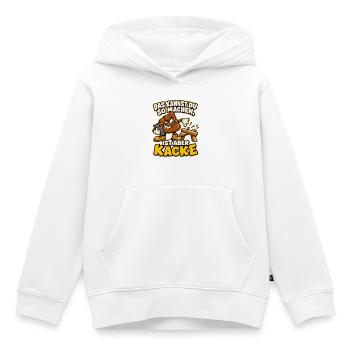 Das kannst du so machen, ist aber Kacke - Kinder Premium Organic Hoodie - Weiß - Vorne - AI Model Kid Female (0cm)