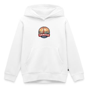 Venedig Italien Reiseabzeichen Rialto Gondel Geschenk - Kinder Premium Organic Hoodie - Weiß - Vorne - AI Model Kid Female (0cm)