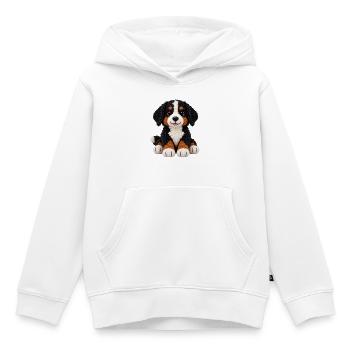 gehäkeltes Kuscheltier Berner Sennenhund Amigurmi - Kinder Premium Organic Hoodie - Weiß - Vorne - AI Model Kid Female (0cm)