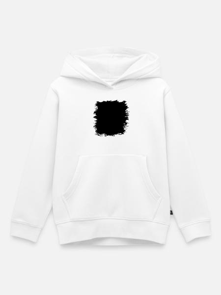 Grunge Textur Hintergrund (Used Look) - Kinder Premium Organic Hoodie - Weiß