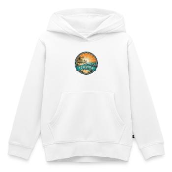 Florida Sunshine Coast Vintage-Reisegeschenk - Kinder Premium Organic Hoodie - Weiß - Vorne - AI Model Kid Female (0cm)