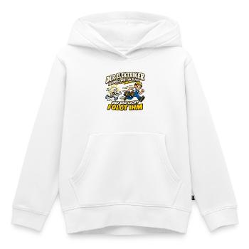 Elektriker – Schnell wie ein Blitz - Kinder Premium Organic Hoodie - Weiß - Vorne - AI Model Kid Female (0cm)