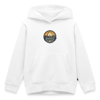Reisegeschenk des Missouri St. Louis Gateway Arch - Kinder Premium Organic Hoodie - Weiß - Vorne - AI Model Kid Female (0cm)