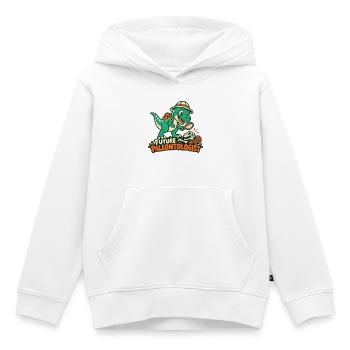 Future Paleontologist / Dino Forscher - Kinder Premium Organic Hoodie - Weiß - Vorne - AI Model Kid Female (0cm)