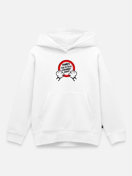 Abschied Kollegen Danke - Kinder Premium Organic Hoodie - Weiß