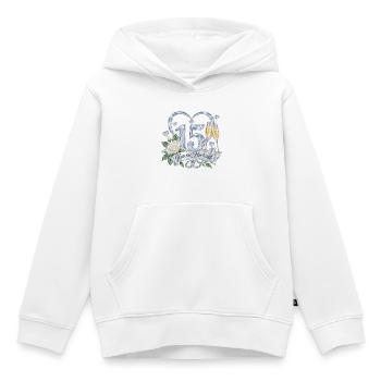 15.Hochzeitstag , 15 Jahre Gläserne Hochzeit - Kinder Premium Organic Hoodie - Weiß - Vorne - AI Model Kid Female (0cm)