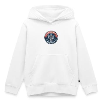 Vintage Materials Engineer Kristallgitter-Abzeichen - Kinder Premium Organic Hoodie - Weiß - Vorne - AI Model Kid Female (0cm)