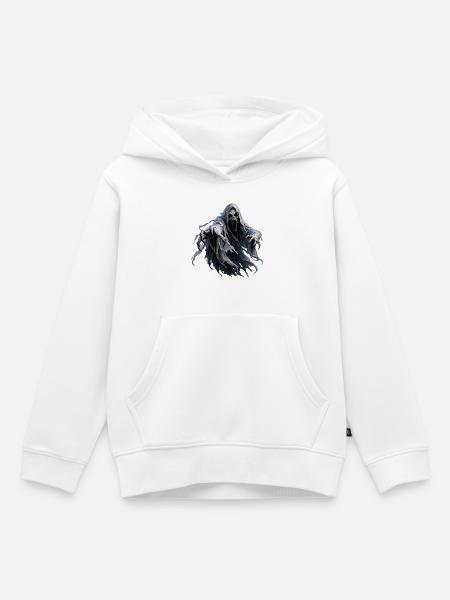 Tödlicher Geist Albtraum - Kinder Premium Organic Hoodie - Weiß