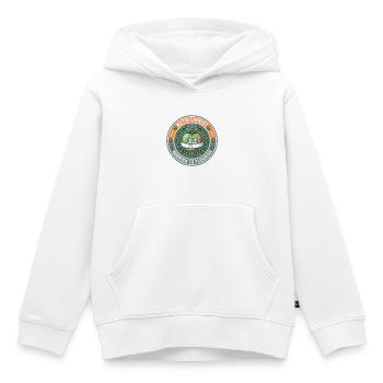 Ernährungsberater – Ernährung, um zu gedeihen, Apfelabzeichen-Geschenk - Kinder Premium Organic Hoodie - Weiß - Vorne - AI Model Kid Female (0cm)