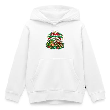 Krokodil Schlange - Kinder Premium Organic Hoodie - Weiß - Vorne - AI Model Kid Female (0cm)