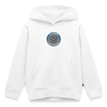 Klempnerrohre und Druckschlüssel Abzeichengeschenk - Kinder Premium Organic Hoodie - Weiß - Vorne - AI Model Kid Female (0cm)