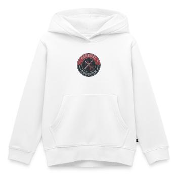 Vintage-Abzeichen der gekreuzten Skalpelle des Allgemeinchirurgen - Kinder Premium Organic Hoodie - Weiß - Vorne - AI Model Kid Female (0cm)