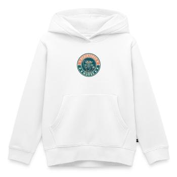 Stethoskop für Vintage Registered Nurse Caduceus Top - Kinder Premium Organic Hoodie - Weiß - Vorne - AI Model Kid Female (0cm)