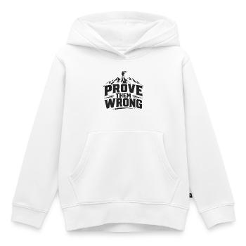Prove Them Wrong - Kinder Premium Organic Hoodie - Weiß - Vorne - AI Model Kid Female (0cm)