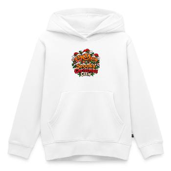 Spooky Christmas Crew - Kinder Premium Organic Hoodie - Weiß - Vorne - AI Model Kid Female (0cm)