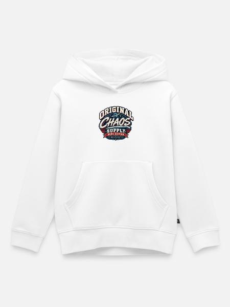 Original Chaos Nerd Edition - Kinder Premium Organic Hoodie - Weiß
