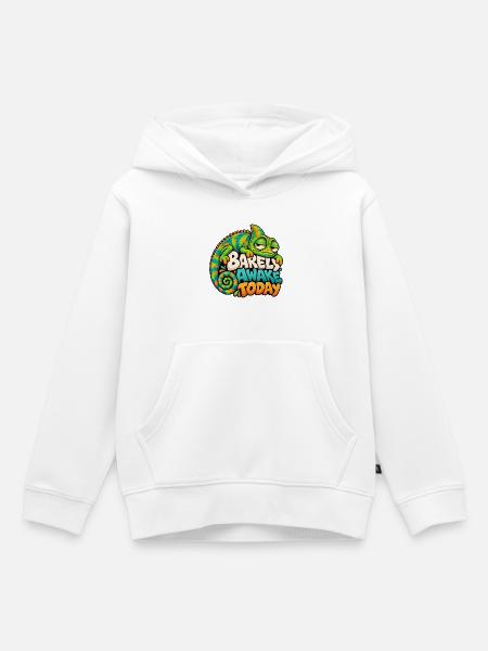 Chamäleon - Kinder Premium Organic Hoodie - Weiß