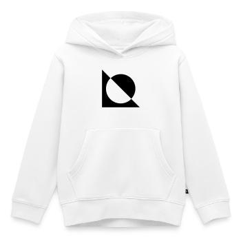 Schwarz und Weiss - Kinder Premium Organic Hoodie - Weiß - Vorne - AI Model Kid Female (0cm)