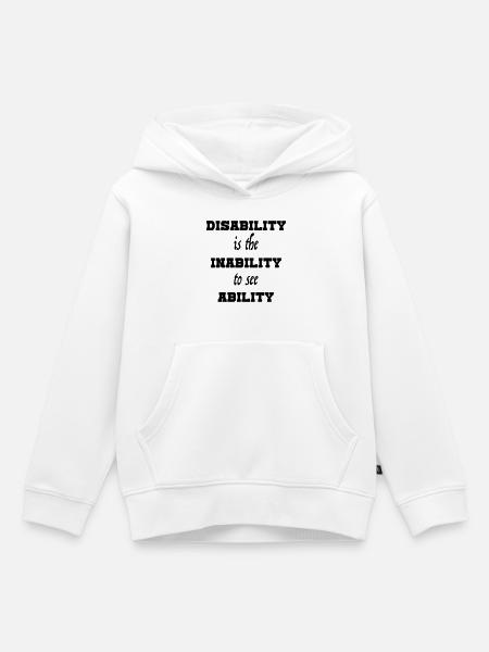 Fähigkeit4 - Kinder Premium Organic Hoodie - Weiß