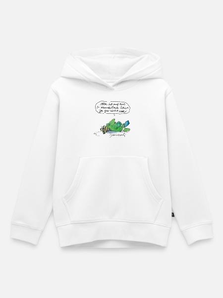 Janosch Auf Wunderbare Weise Nicht Wahr - Kinder Premium Organic Hoodie - Weiß
