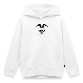 Ziege Ziegen - Kinder Premium Organic Hoodie - Weiß - Vorne - AI Model Kid Female (0cm)