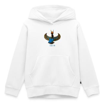 Déesse Isis Création Louis RUNEMBERG © Adagp - Sweat Premium à capuche enfant bio - blanc - Devant - AI Model Kid Female (0cm)