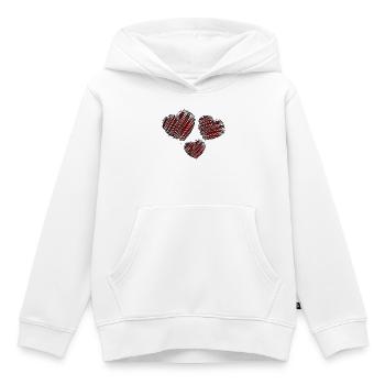 PAAR. ICH HABE GERADE GEHEIRATET. Junggesellinnenabschied. VALENTINSTAG. LIEBE. - Kinder Premium Organic Hoodie - Weiß - Vorne - AI Model Kid Female (0cm)