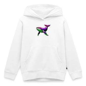 Wal - Kinder Premium Organic Hoodie - Weiß - Vorne - AI Model Kid Female (0cm)