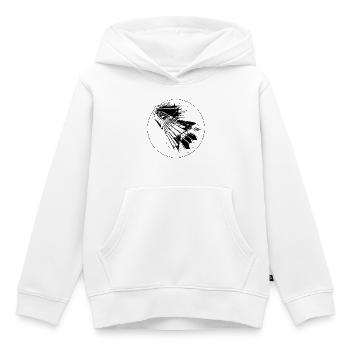 Federball - Kinder Premium Organic Hoodie - Weiß - Vorne - AI Model Kid Female (0cm)