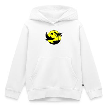 Paradise Insel Birds - Kinder Premium Organic Hoodie - Weiß - Vorne - AI Model Kid Female (0cm)