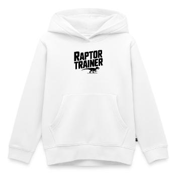 Raptor Trainer - Kinder Premium Organic Hoodie - Weiß - Vorne - AI Model Kid Female (0cm)