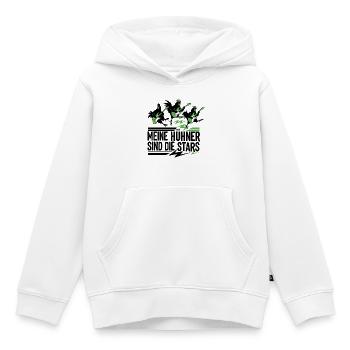 Chickens Gift Funny Cute Poultry Farmer - Kids Premium Organic Hoodie - white - Front - AI Model Kid Female (0cm)