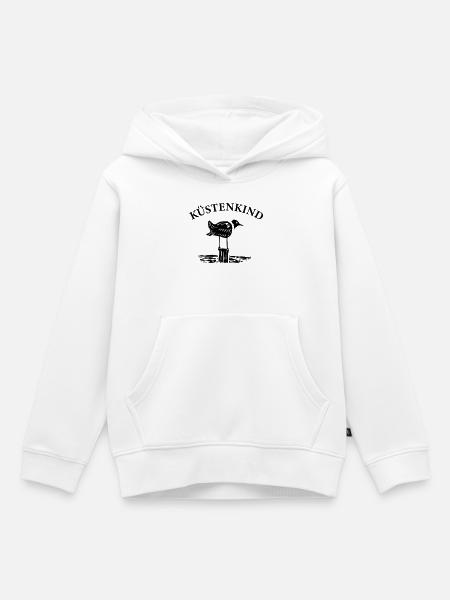 KüstenKind - Kinder Premium Organic Hoodie - Weiß