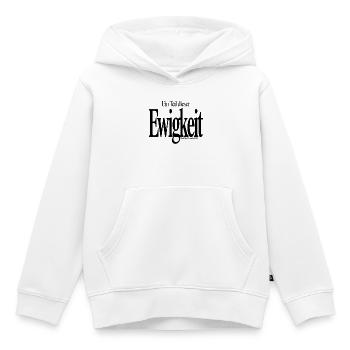 Sterne Auf Zeit  - Kinder Premium Organic Hoodie - Weiß - Vorne - AI Model Kid Female (0cm)