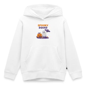 Spooky-Spooky Squad – Süßes Halloween T-Shsquad - Kinder Premium Organic Hoodie - Weiß - Vorne - AI Model Kid Female (0cm)