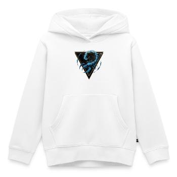 Skorpion-Wasserzeichen – Tierkreis von Kék-Ina - Kinder Premium Organic Hoodie - Weiß - Vorne - AI Model Kid Female (0cm)