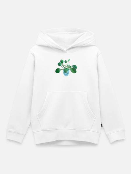 Pilea - Kinder Premium Organic Hoodie - Weiß