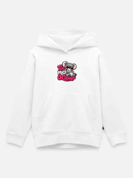 Koala - Kinder Premium Organic Hoodie - Weiß