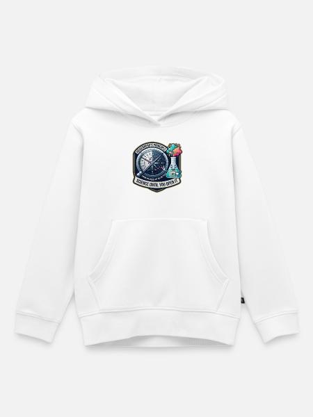 Heisenbergs Prinzip Wissenschafts Spaß - Kinder Premium Organic Hoodie - Weiß