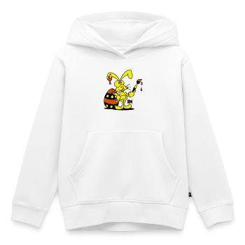 Osterhase - Kinder Premium Organic Hoodie - Weiß - Vorne - AI Model Kid Female (0cm)