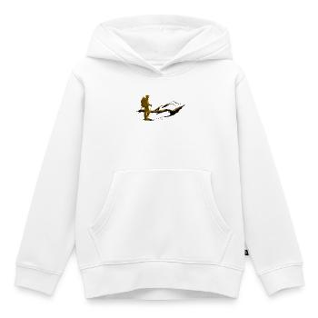 Wanderung - Kinder Premium Organic Hoodie - Weiß - Vorne - AI Model Kid Female (0cm)