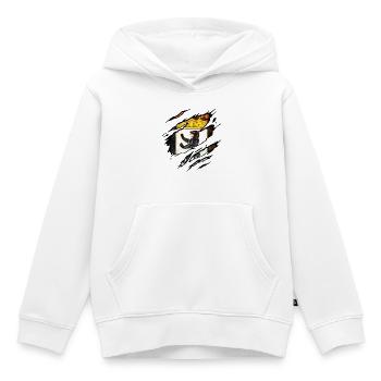 Berlin - Berlin Zerrissen - Kinder Premium Organic Hoodie - Weiß - Vorne - AI Model Kid Female (0cm)